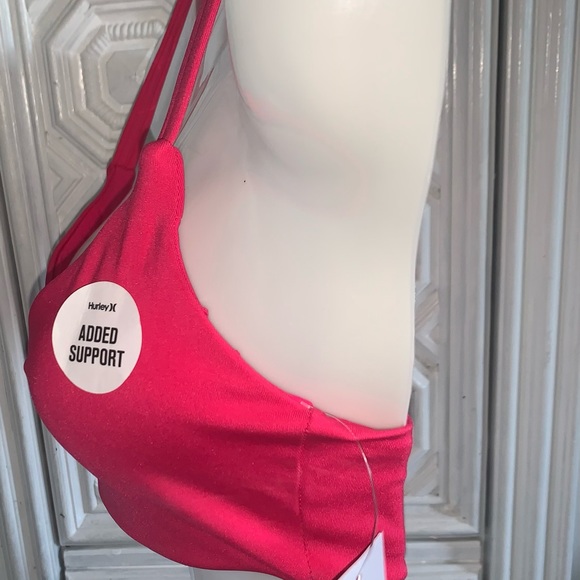 Hurley Max Solid Pull on Bikini Top BNWT $15 - Picture 5 of 9